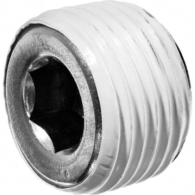 USA Industrials ZUSA-PF-446 Pipe Hex Socket Plug: 3/8" Fitting, 304 Stainless Steel