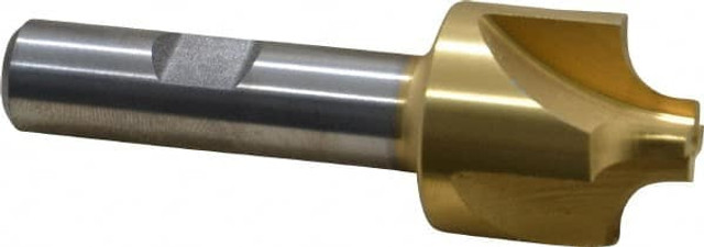 Keo 14261 Corner Rounding End Mill: 1/4" Radius, 1" Diam, 4 Flutes, High Speed Steel