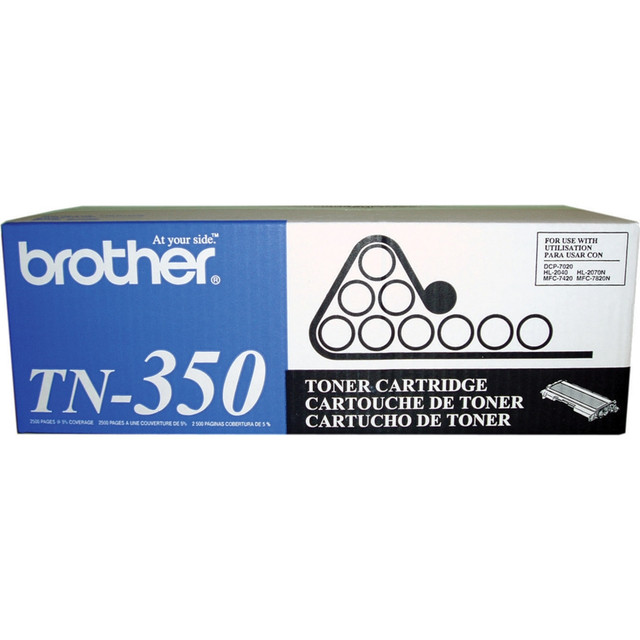 BROTHER INTL CORP Brother TN350  TN-350 Black Toner Cartridge, TN-350BK