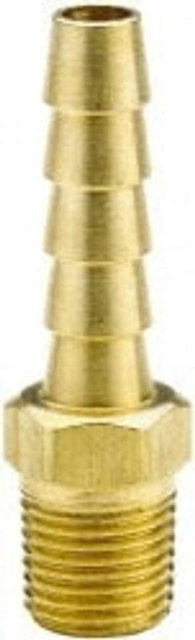 Parker 125HBL-12-12 Barbed Hose Fitting: 3/4" x 3/4" ID Hose, Male Connector