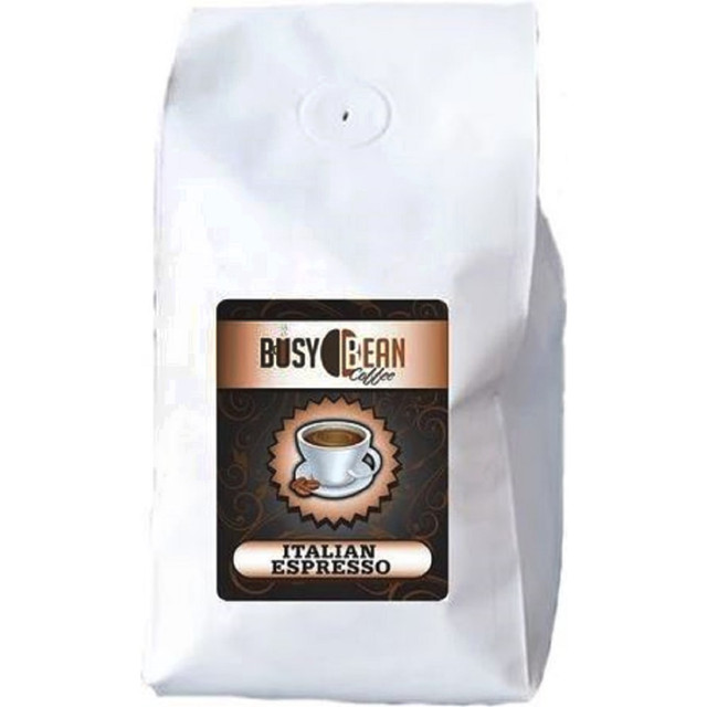 BUSY BEAN COFFEE, INC 20001 Hoffman Busy Bean Italian Espresso Whole Bean Coffee, 5 Lb, Case Of 2 Bags