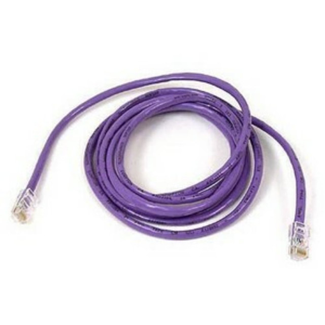 BELKIN, INC. A3L980-04-PUR-S Belkin High Performance Cat. 6 UTP Network Patch Cable - RJ-45 Male - RJ-45 Male - 3.94ft - Purple