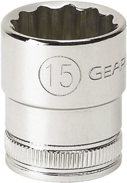 GEARWRENCH 80596 Hand Socket: 3/8" Drive, 20 mm Socket, 12-Point