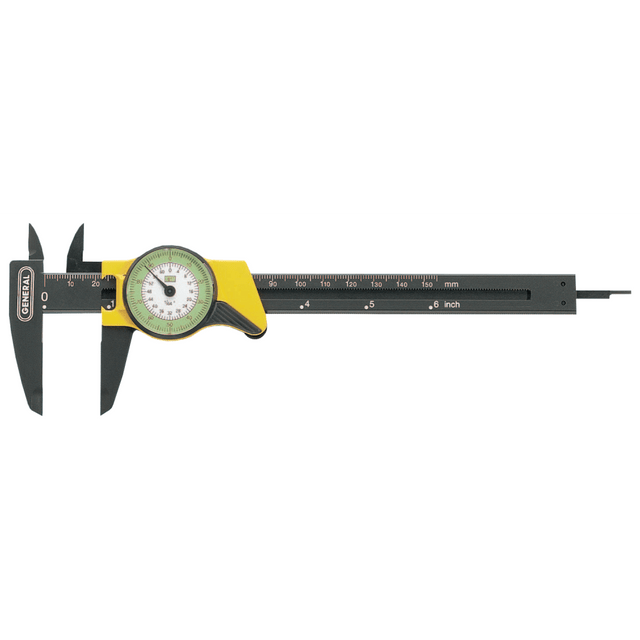 GENERAL TOOLS 318-142 Dial Calipers, 0 in-6 in
