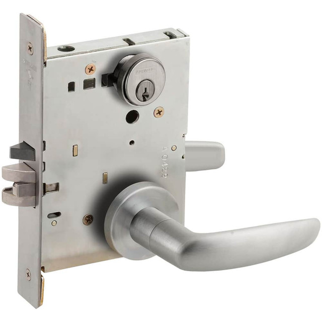 Schlage LV9070P 07A 626 Lever Locksets; Lockset Type: Classroom ; Key Type: Keyed Different ; Back Set: 2-3/4 (Inch); Cylinder Type: Conventional ; Material: Metal ; Door Thickness: 1-3/4