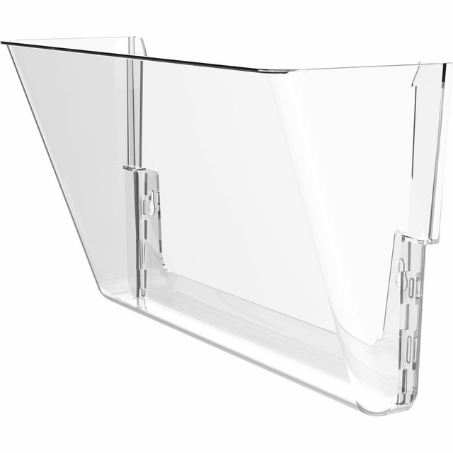 STOREX INDUSTRIES CORP 70213U06C Storex Stacking Letter Size Wall Pocket, 7inH x 13inW x 4inD, Clear STOREX INDUSTRIES CORP 70213U06C Storex Stacking Letter Size Wall Pocket, 7inH x 13inW x 4inD, Clear