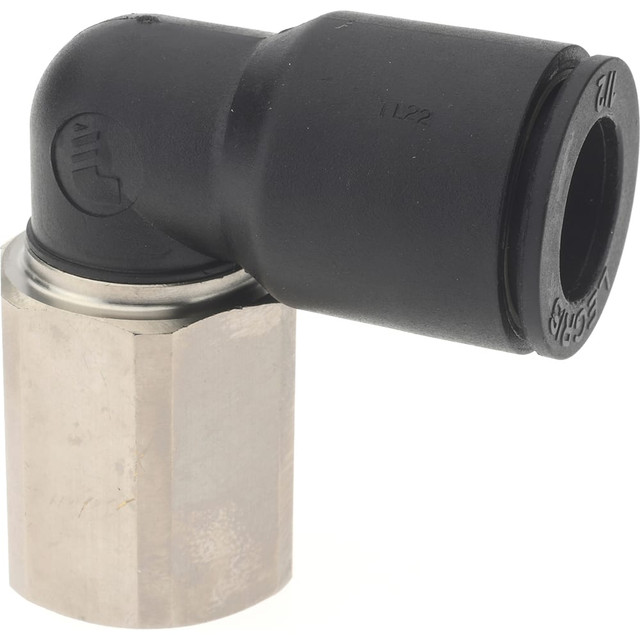 Legris 3009 62 18 Push-To-Connect Tube Fitting: Female Elbow, 3/8" Thread, 1/2" OD