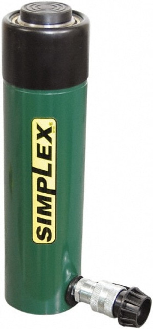 TK Simplex R258 Portable Hydraulic Cylinder: Single Acting, 42.55 cu in Oil Capacity