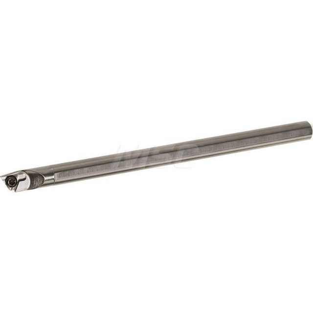 Kyocera THC89311 Indexable Boring Bar: S06MSTUPR18, 0.472" Min Bore Dia, Right Hand Cut, 3/8" Shank Dia, 3 ° Lead Angle, Steel