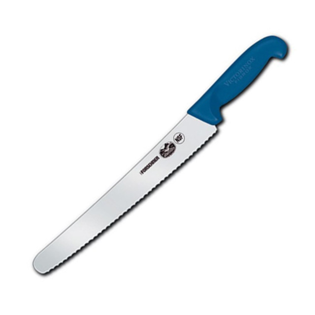 TRG - SWISS GEAR 40453 Victorinox Serrated Bread Knife, 10-1/4in, Blue