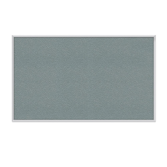 GHENT MANUFACTURING INC. 1634-199 Ghent Aluminum Frame Vinyl Bulletin Board, 36in x 36in, Stone, Satin Frame