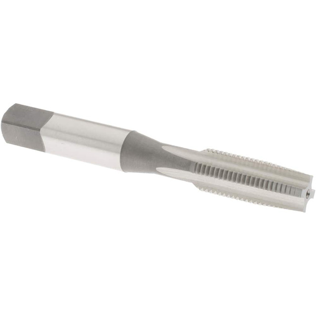 OSG 1121500 Straight Flute Tap: 3/8-24 UNF, 4 Flutes, Taper, 3B Class of Fit, High Speed Steel, Bright/Uncoated