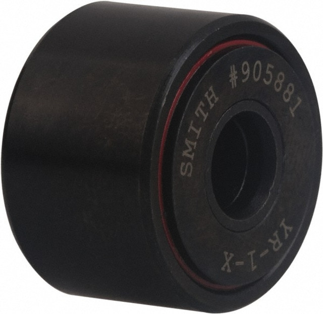 Accurate Bushing YR-4-X Cam Yoke Roller: Non-Crowned, 1.25" Bore Dia, 4" Roller Dia, 2.25" Roller Width, Needle Roller Bearing