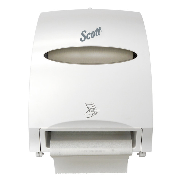 KIMBERLY-CLARK Scott 48858  Essential Electronic Hard Roll Paper Towel Dispenser, White