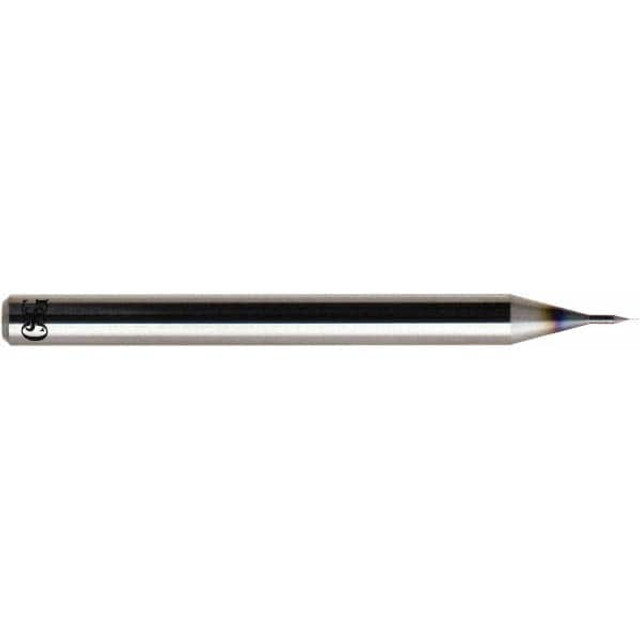 OSG 8589158 Micro Drill Bit: 0.08 mm Dia, 120 ° Point, Solid Carbide
