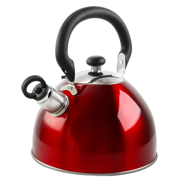 GIBSON OVERSEAS INC. 99583940M Mr. Coffee Morbern 1.8-Quart Tea Kettle, Red