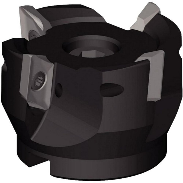 Kennametal 5681118 1-1/2" Cut Diam, 1/2" Arbor Hole Diam, 16mm Max Depth, Indexable Square-Shoulder Face Mill