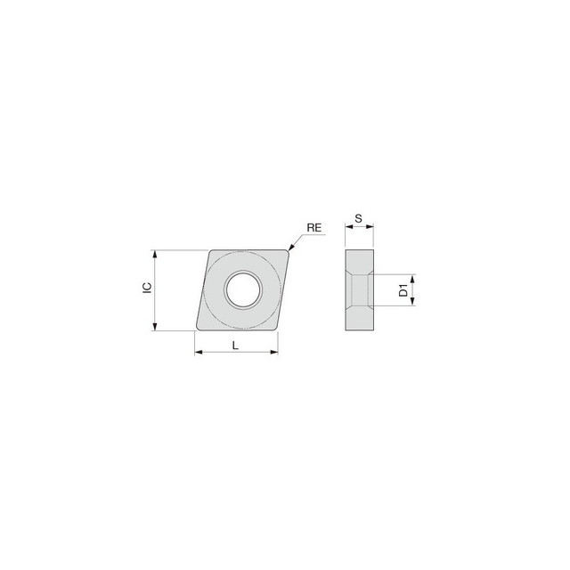 Tungaloy 6802144 Turning Insert: CNMG433 AH110, Solid Carbide