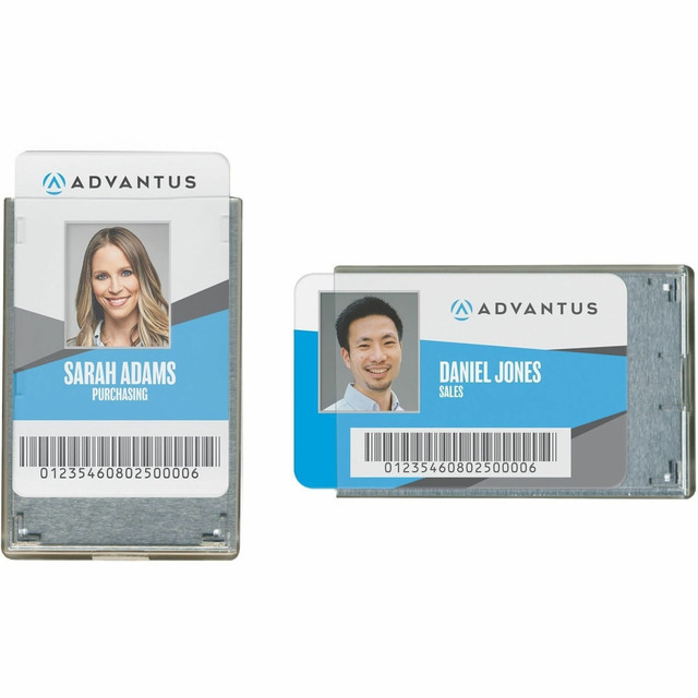 ADVANTUS CORP. 76416 Advantus RFID Blocking Badge Holder - Support 3.38in x 2.13in Media - Vertical, Horizontal - Vinyl - Clear - Removable - 20 / Pack ADVANTUS CORP. 76416 Advantus RFID Blocking Badge Holder - Support 3.38in x 2.13in Media - Vertical, Horizontal - Vinyl - Clear - Removable - 20 / Pack