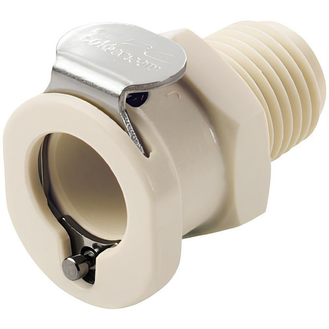 CPC Colder Products PLC1000412 Push-to-Connect Tube Fitting: Connector, Straight, 1/4" Thread