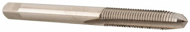 Greenfield Threading 302484 Straight Flute Tap: #10-32 UNF, 4 Flutes, Bottoming, 2B Class of Fit, High Speed Steel, Bright/Uncoated