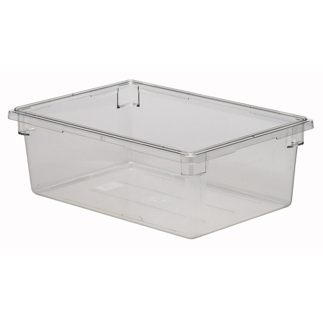 Keep food fresh longer when stored in Cambro Camwear 9inD Food Storage Boxes. Each box boasts molded-in handles for ergonomic lifting.  Made from break-resistant Camwear polycarbonate.  Stain-, acid- and odor-resistant.  Molded-in handles allow easy carrying.  Withstands temperatures from -40 deg.F to 210 deg.F.  Stackable design.  Dishwasher safe.  NSF listed.  Backed by the manufacturer's 2-year limited warranty.