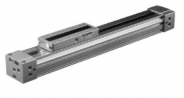 SMC PNEUMATICS MY1B32TN-600HZ Double Acting Rodless Air Cylinder: 32 mm Bore, 600 mm Stroke, 1/8 NPTF Port