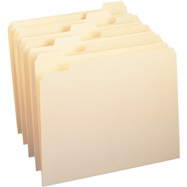 SMEAD SMD10350 File Folders with Top Tab: Letter, Manila, 100/Pack