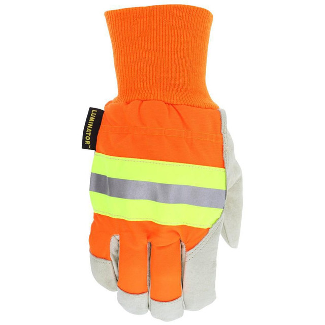 MCR Safety 3440XL Gloves: Size XL, Thermosock-Lined, Pigskin