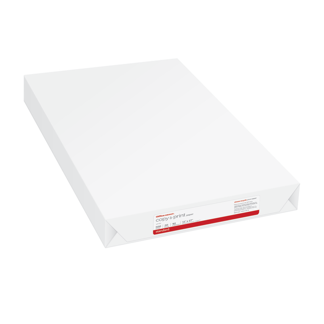 OFFICE DEPOT 843923ODRM  Multi-Use Printer & Copy Paper, White, Ledger (11in x 17in), 500 Sheets Per Ream, 20 Lb, 96 Brightness, 843923ODRM