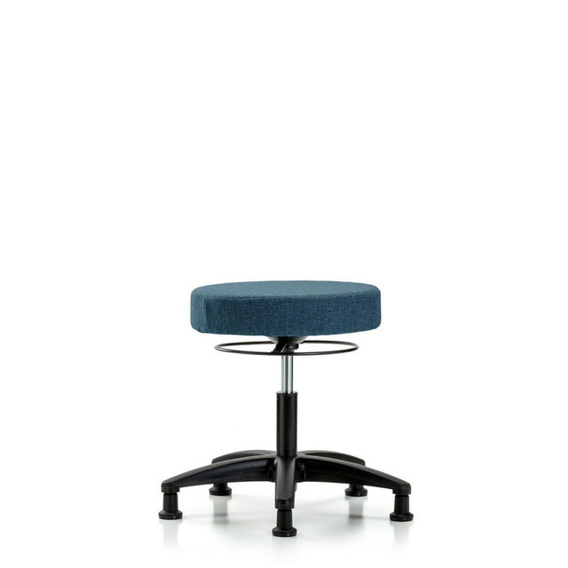 Blue Ridge Ergonomics MSC41814 Adjustable Height Swivel Stool: Olefin, 24" Seat Width, 24" Seat Depth