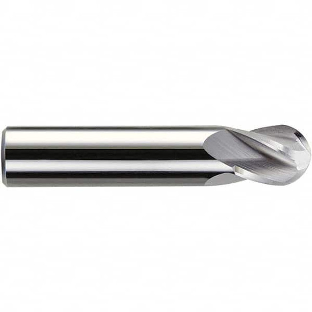 Melin Tool 56250 Ball End Mill: 0.4375" Dia, 0.625" LOC, 4 Flute, Solid Carbide