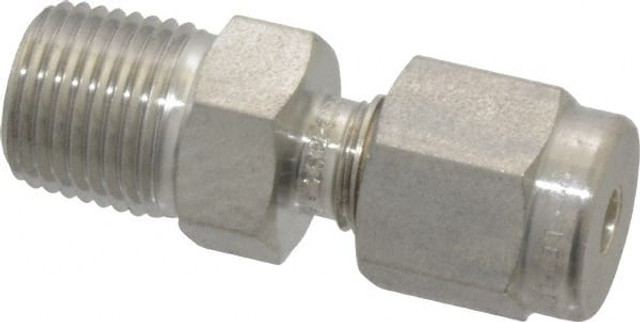 Ham-Let 3001987 Compression Tube Connector: 1/8" Thread, Compression x MNPT