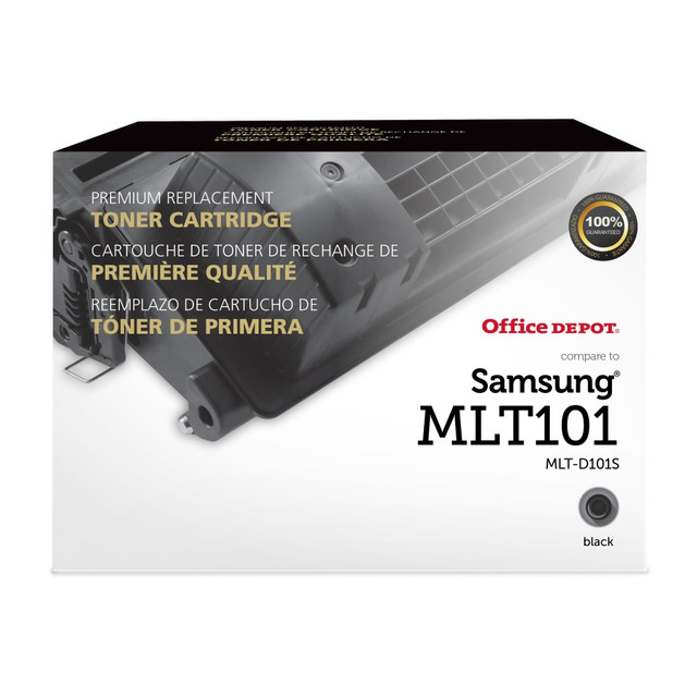 CLOVER TECHNOLOGIES GROUP, LLC 200722P Office Depot Remanufactured Black Toner Cartridge Replacement For Samsung MLT-101, ODMLT101