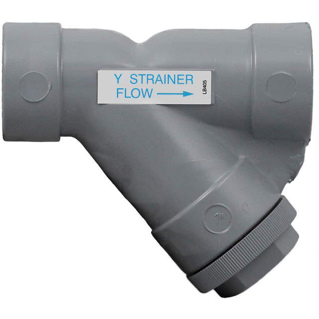Hayward Flow Control YS20400S 4" Pipe, Socket Ends, CPVC Y-Strainer