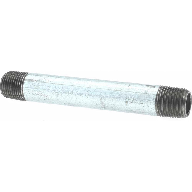 B&K Mueller 562-045HC Galvanized Pipe Nipple: 3/8", 4-1/2" Long, Schedule 40, Steel