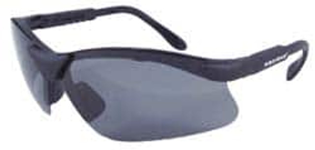 Radians RV01P0ID Safety Glass: Anti-Fog & Scratch-Resistant, Smoke Lenses, Full-Framed, UV Protection