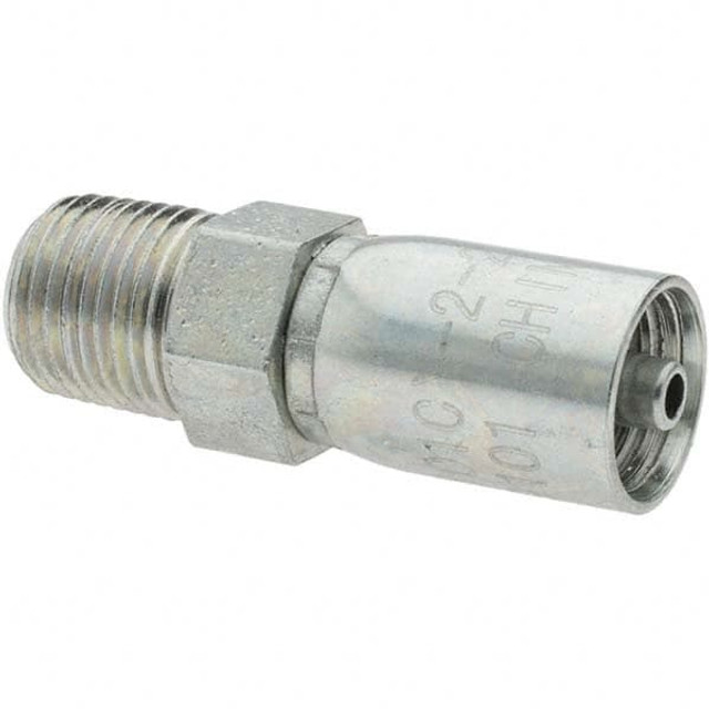Parker PX-00282 Hydraulic Hose Male Connector: 0.125" ID, 1/8-27