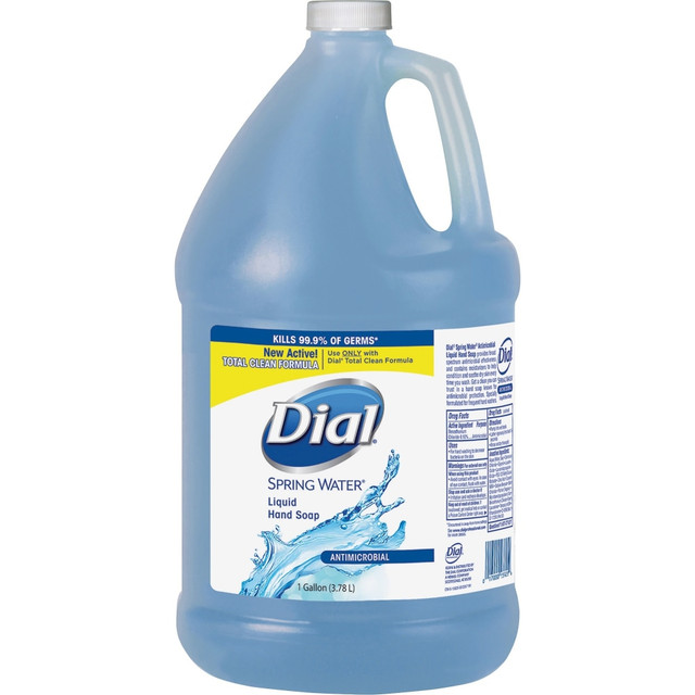 THE DIAL CORPORATION 15926 Dial Moisturizing Liquid Hand Soap, Spring Water Scent, 1 Gal.