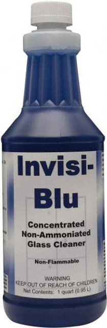 Detco 0942-Q12 Invisi-Blu, 32 oz Bottle, Concentrated Glass Cleaner