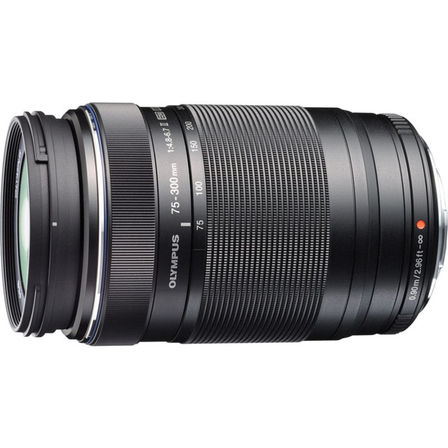 OLYMPUS IMAGING CORPORATION V315040BU000 Olympus M.Zuiko - 75 mm to 300 mm - f/22 - f/6.7 - Telephoto Zoom Lens for Micro Four Thirds - 58 mm Attachment - 4x Optical Zoom - 2.7in Diameter - Black