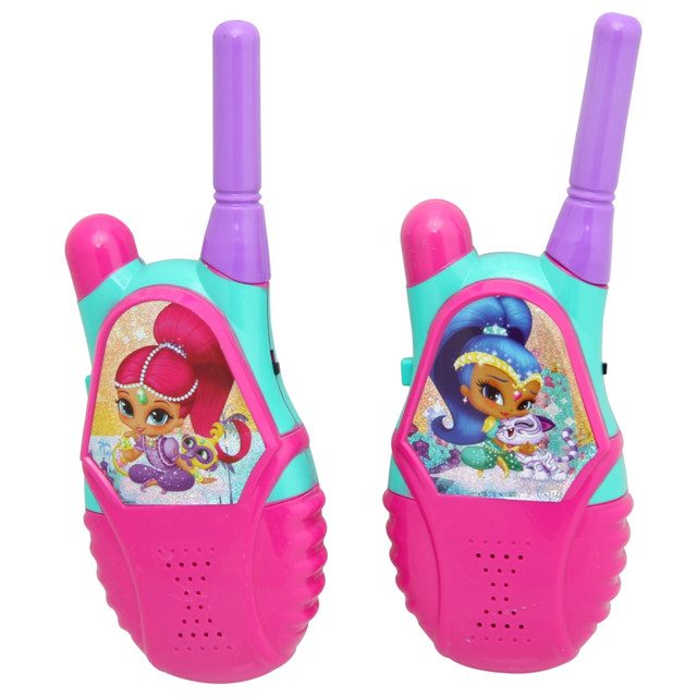 SAKAR INTERNATIONAL, INC. 995100379M Sakar Shimmer And Shine Walkie Talkies, Pink, Set Of 2 Walkie Talkies