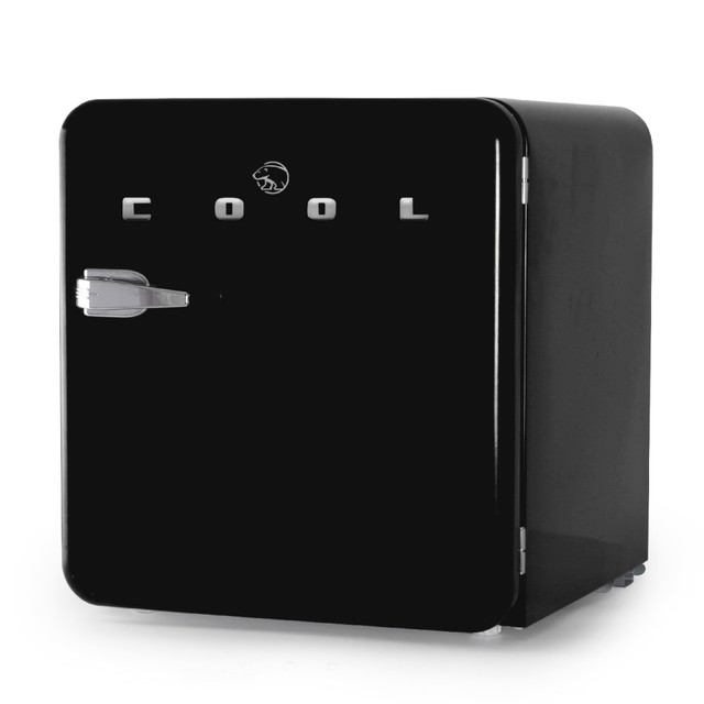 W APPLIANCE COMPANY LLC CCRR16HB Commercial Cool Retro 1.6 Cu. Ft. Mini Refrigerator With Freezer, Black W APPLIANCE COMPANY LLC CCRR16HB Commercial Cool Retro 1.6 Cu. Ft. Mini Refrigerator With Freezer, Black