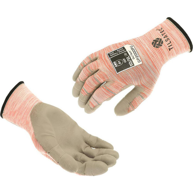 Tilsatec GP2000PU070 Cut, Puncture & Abrasive-Resistant Gloves: Size S, ANSI Cut A1, ANSI Puncture 2, Polyurethane, Nylon Blend