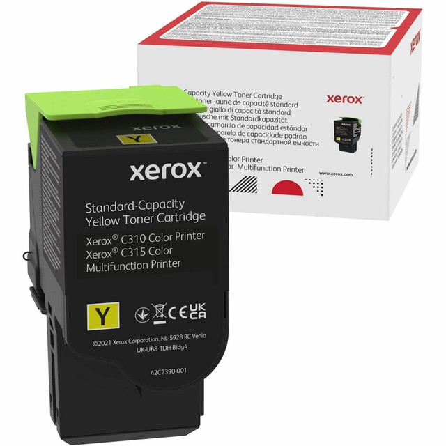 XEROX CORPORATION 006R04359 Xerox Genuine Xerox C310 Color Printer/ C315 Color Multifunction Printer Yellow Standard capacity Toner Cartridge (2000 Pages) - 006R04359 - 2000 Pages