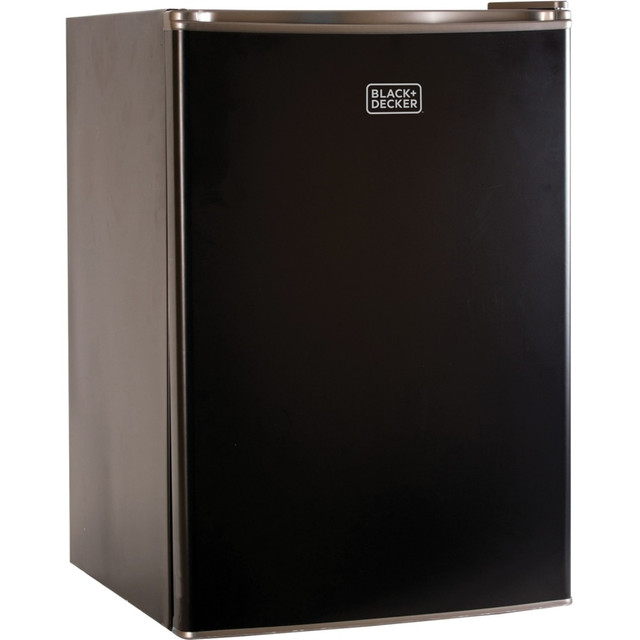 W APPLIANCE COMPANY LLC BCRK25B Black+Decker BCRK25B 2.5 Cubic-ft Refrigerator/Freezer (Black) - 2.50 ft³ - Reversible - Black