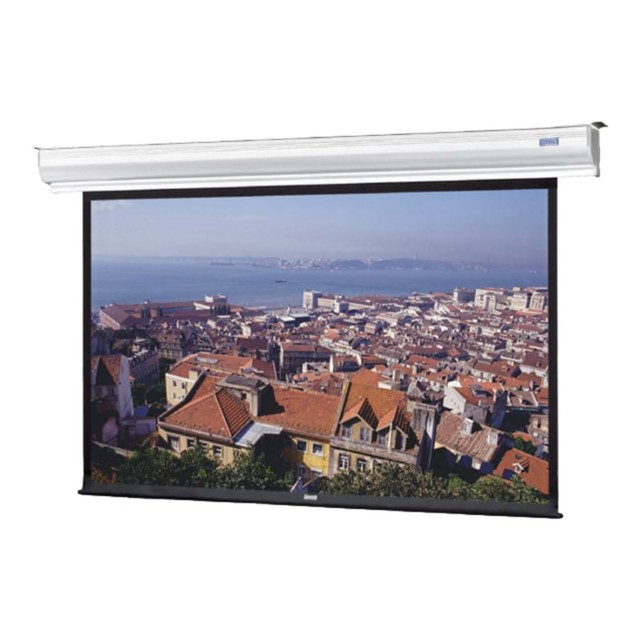 DA-LITE SCREEN CO., INC. 94276LS Da-Lite Contour Electrol HDTV Format - Projection screen - ceiling mountable, wall mountable - motorized - 120 V - 110in (109.8 in) - 16:9 - High Contrast Matte White - white lightly textured powder coat