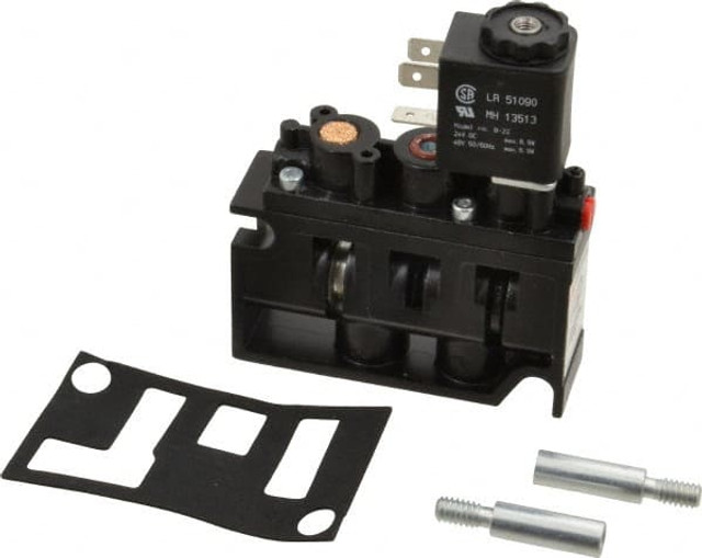 ARO/Ingersoll-Rand A222SS-024-D Stacking Solenoid Valve: Solenoid, 4-Way, 2 Position, Spring Return