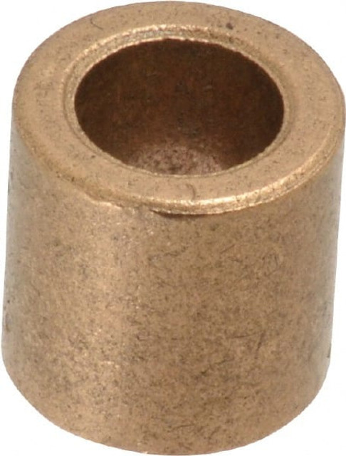 Boston Gear 34618 Sleeve Bearing: 5/16" ID, 1/2" OD, 1/2" OAL, Oil Impregnated Bronze