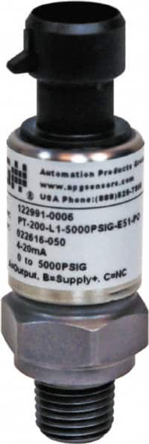 Value Collection 122991-0012 2,500 Max psi, 1/4" NPT (Male) Connection Pressure Transmitter